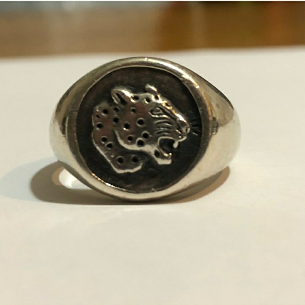JEWELRYLAB Jaguar Ring 925 Sterling Silver Handmade EUC!
